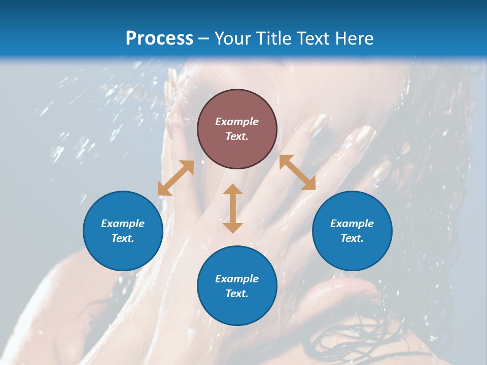 Girl Spray Clean PowerPoint Template