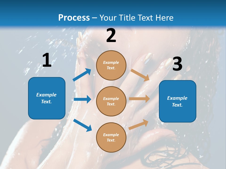 Girl Spray Clean PowerPoint Template