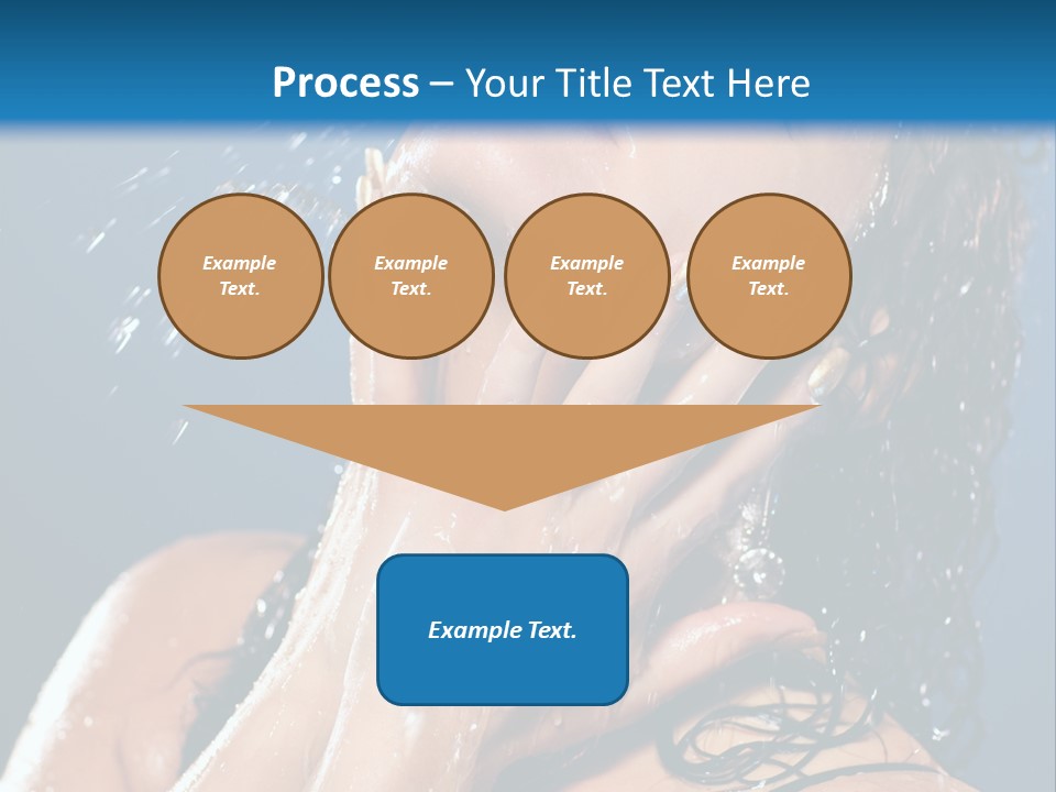 Girl Spray Clean PowerPoint Template