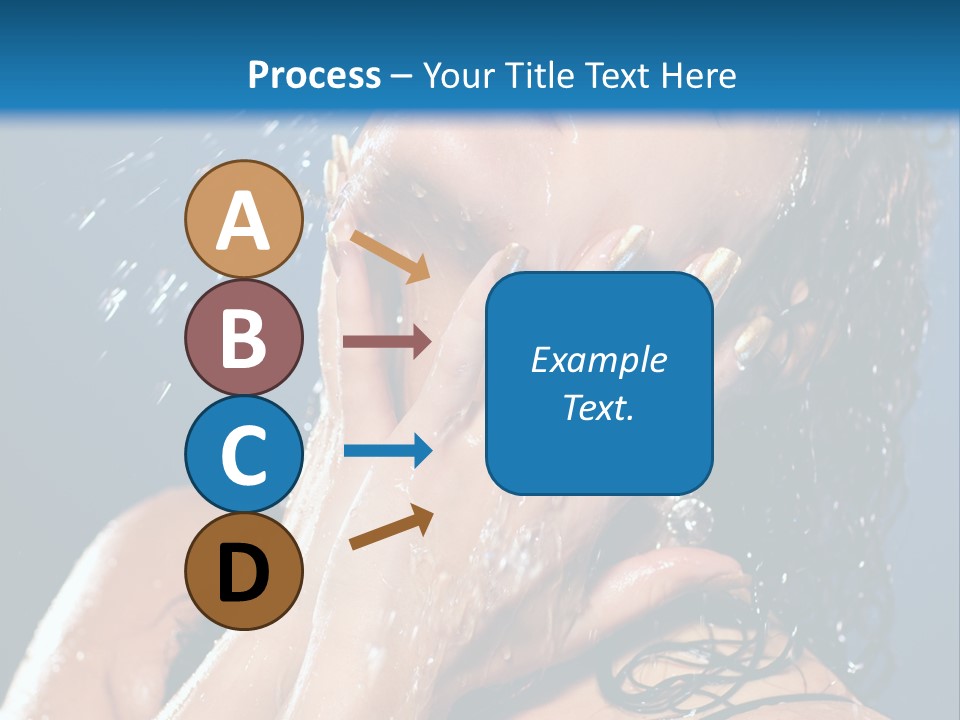 Girl Spray Clean PowerPoint Template