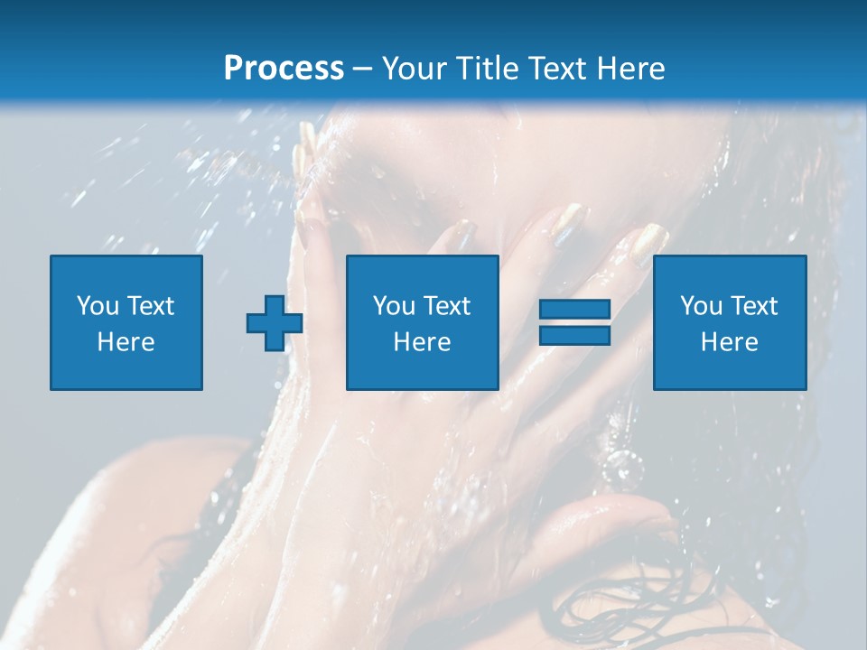 Girl Spray Clean PowerPoint Template