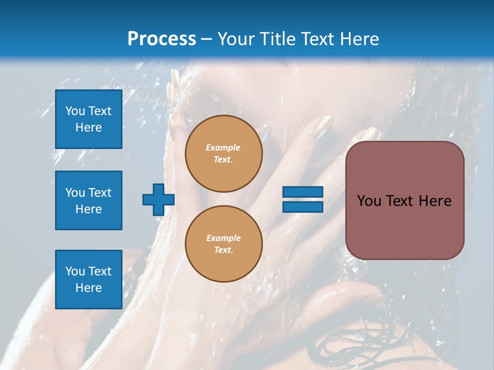 Girl Spray Clean PowerPoint Template