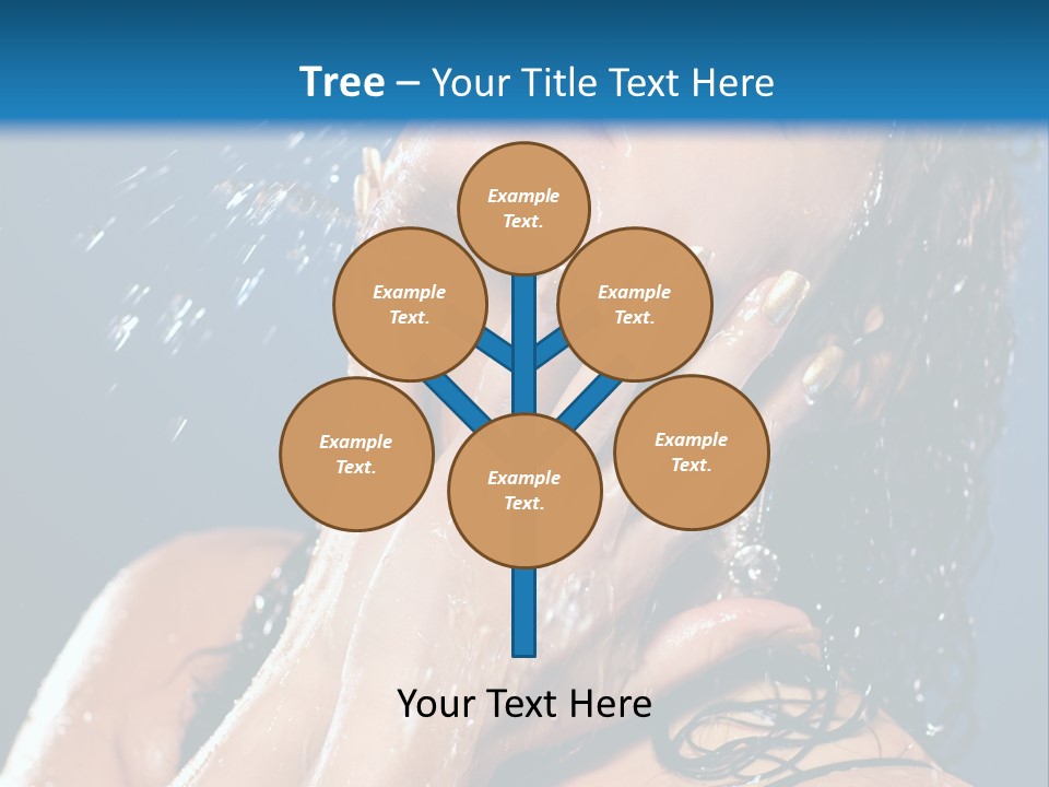 Girl Spray Clean PowerPoint Template