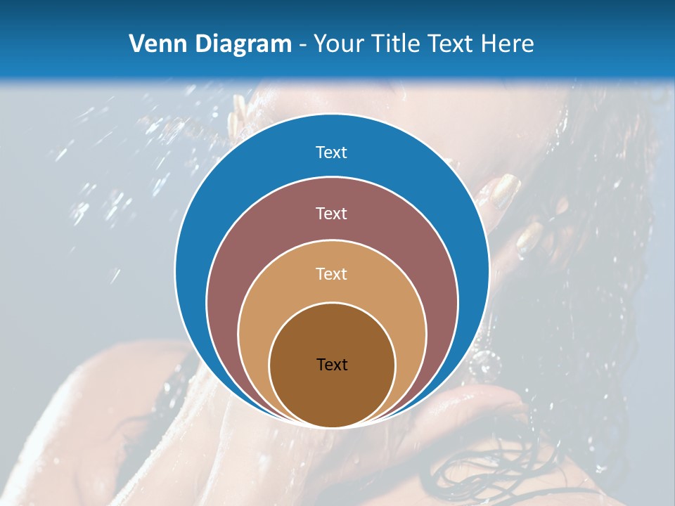 Girl Spray Clean PowerPoint Template