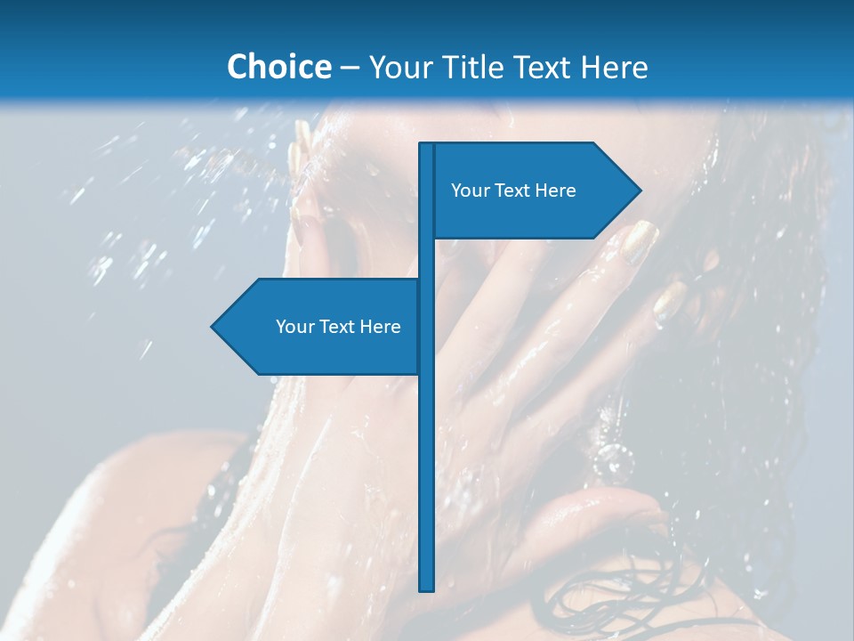 Girl Spray Clean PowerPoint Template