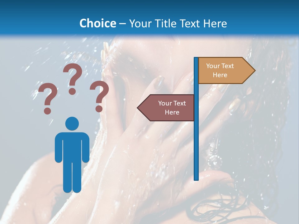 Girl Spray Clean PowerPoint Template