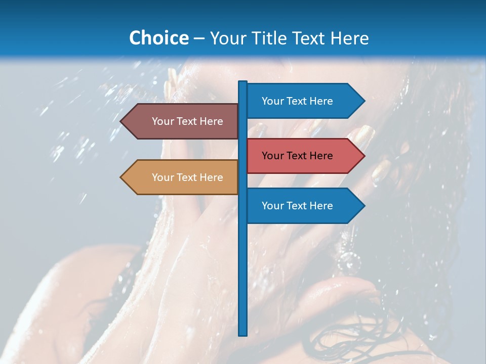 Girl Spray Clean PowerPoint Template