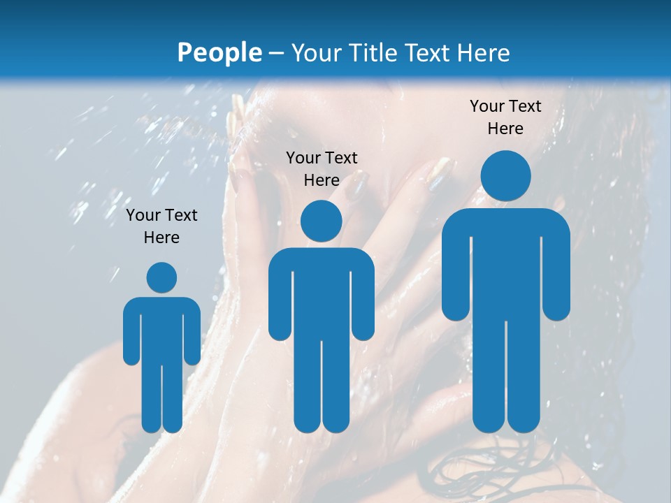 Girl Spray Clean PowerPoint Template