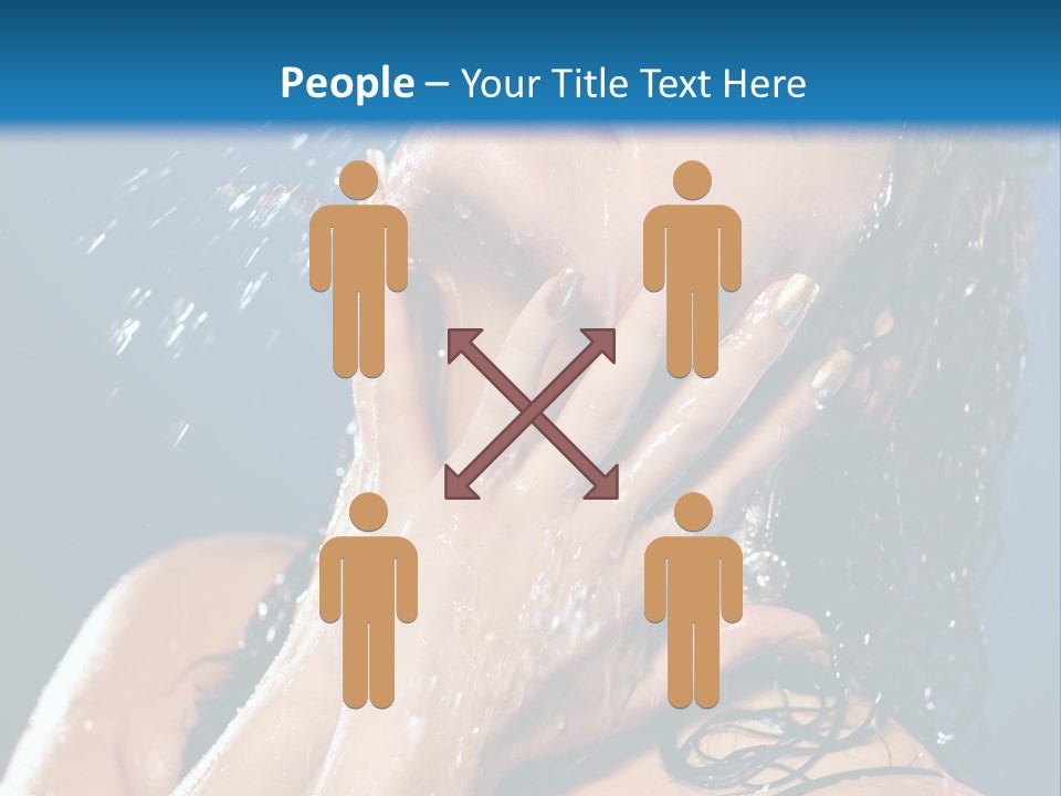 Girl Spray Clean PowerPoint Template