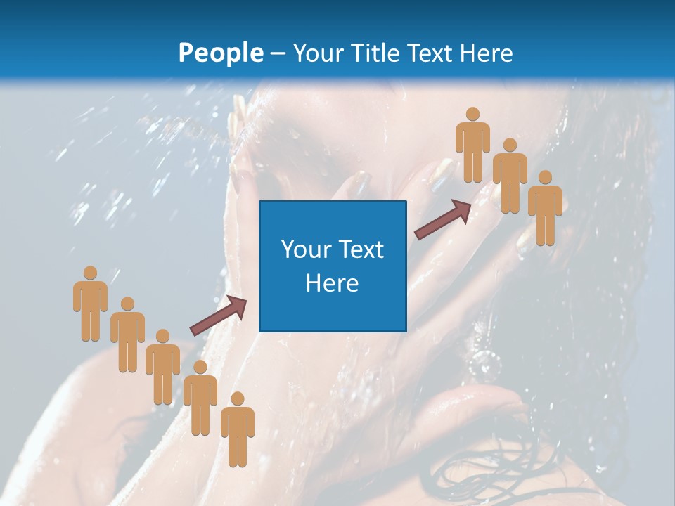 Girl Spray Clean PowerPoint Template