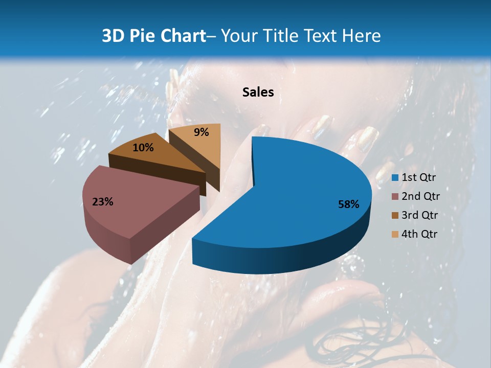 Girl Spray Clean PowerPoint Template