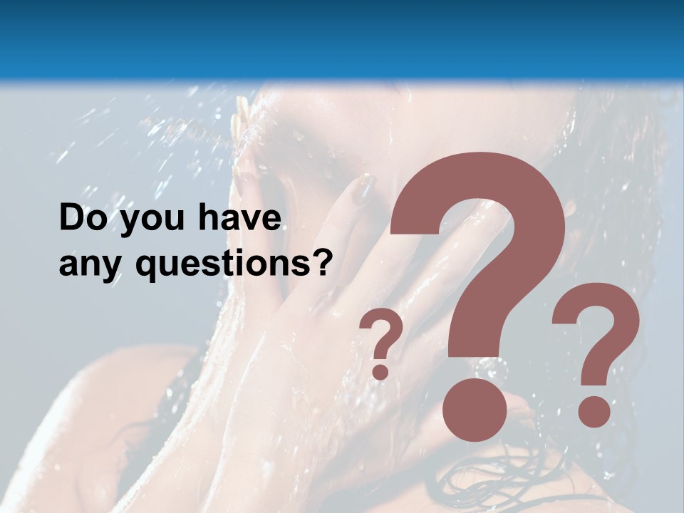 Girl Spray Clean PowerPoint Template