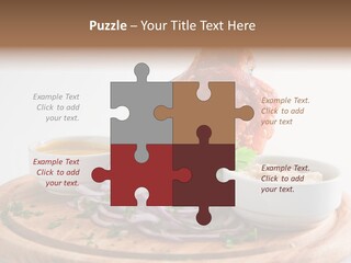 Potato Fried Lunch PowerPoint Template