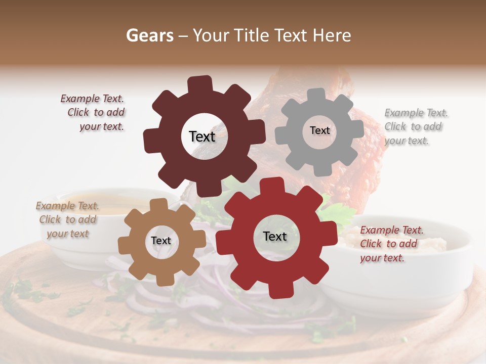 Potato Fried Lunch PowerPoint Template