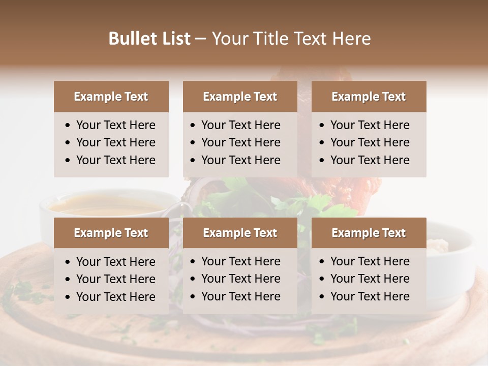 Potato Fried Lunch PowerPoint Template