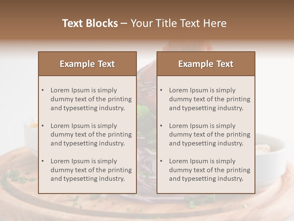 Potato Fried Lunch PowerPoint Template