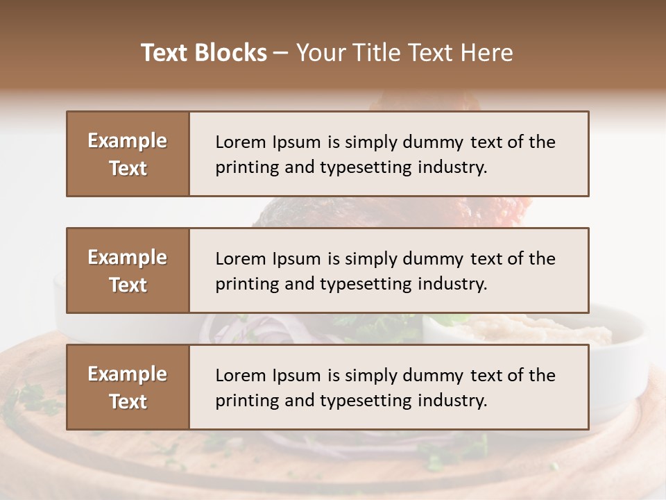 Potato Fried Lunch PowerPoint Template