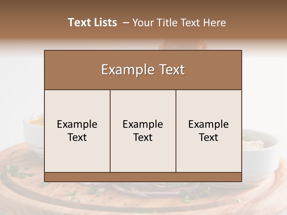 Potato Fried Lunch PowerPoint Template