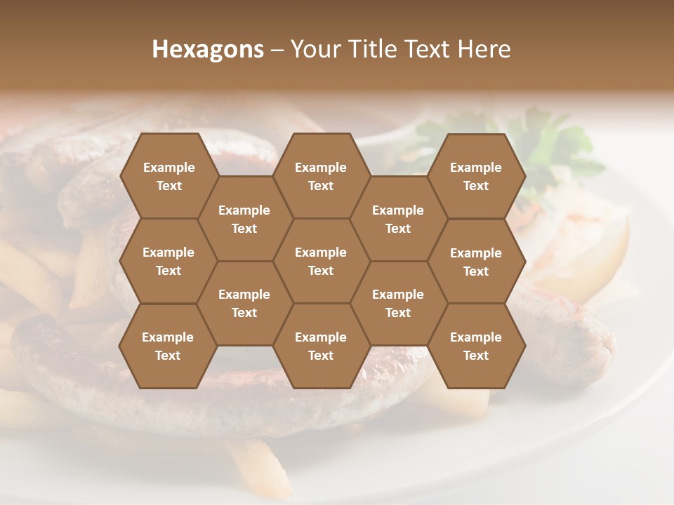 Green White Slice PowerPoint Template