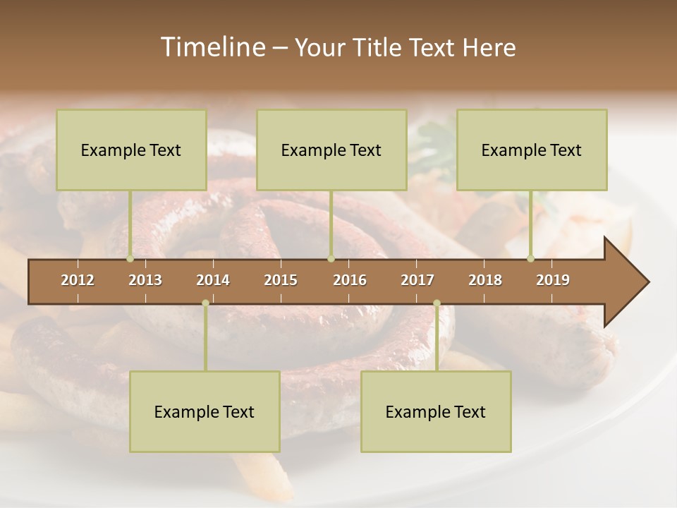 Green White Slice PowerPoint Template