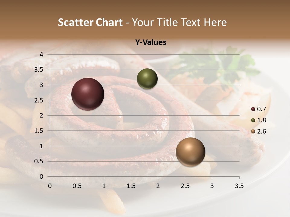 Green White Slice PowerPoint Template