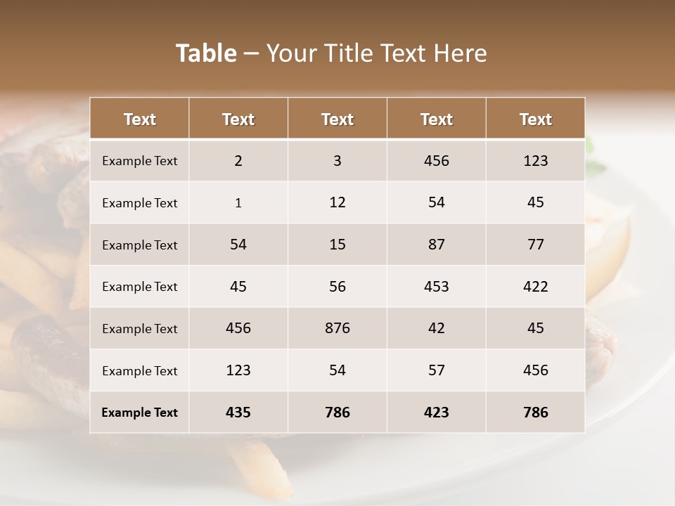 Green White Slice PowerPoint Template