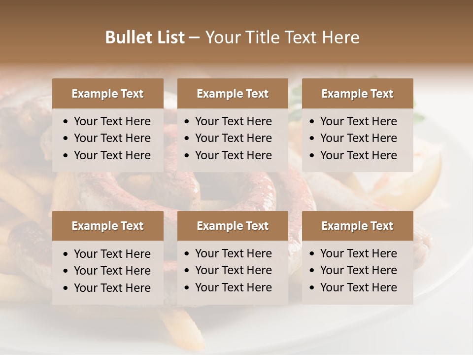 Green White Slice PowerPoint Template