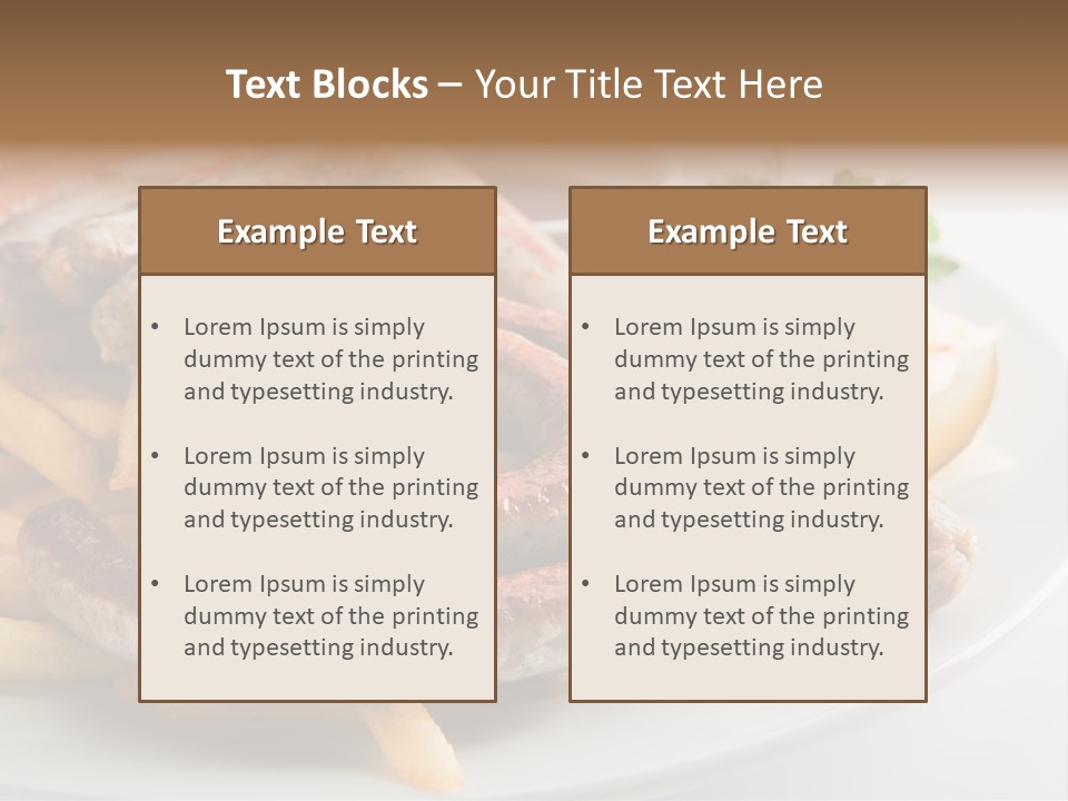 Green White Slice PowerPoint Template