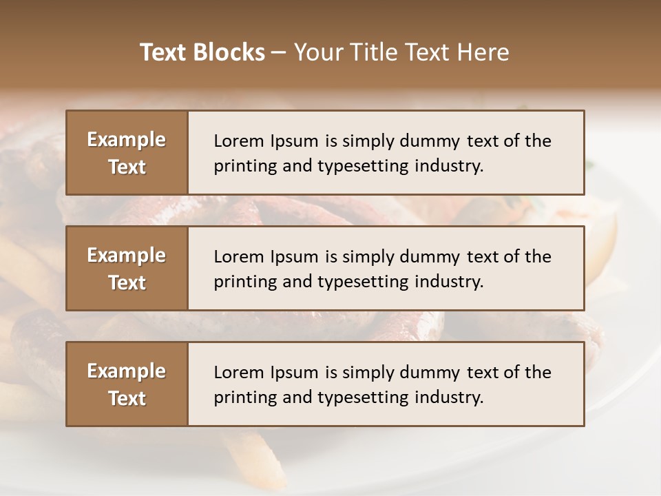 Green White Slice PowerPoint Template