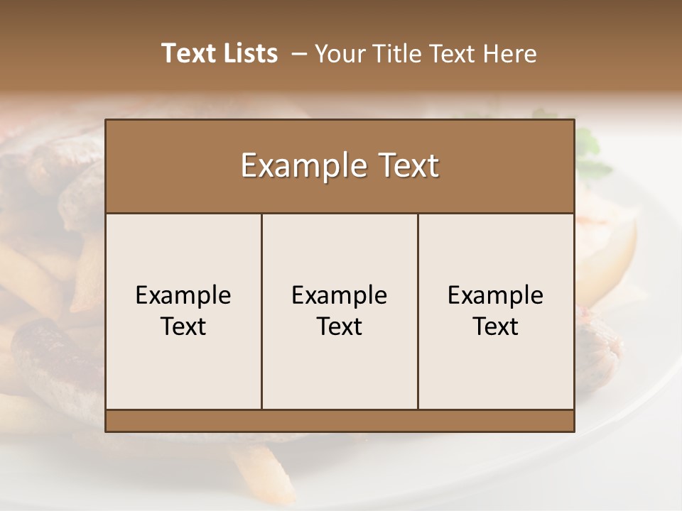 Green White Slice PowerPoint Template