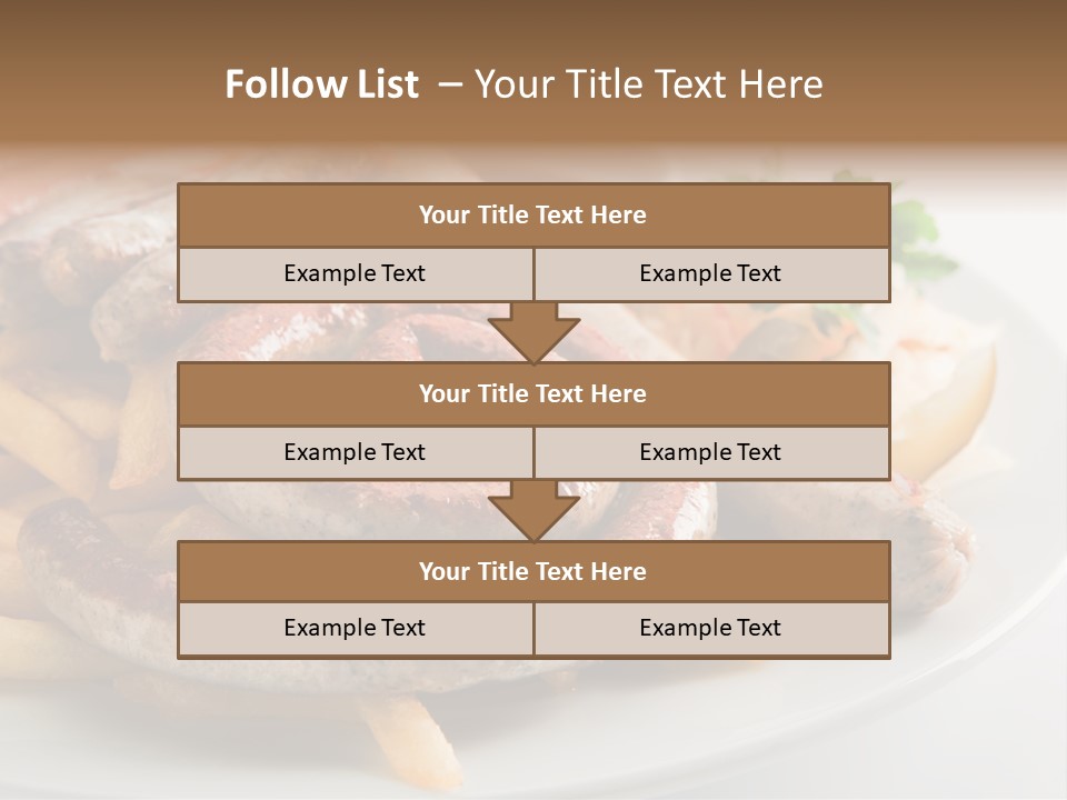 Green White Slice PowerPoint Template