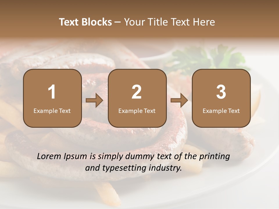 Green White Slice PowerPoint Template
