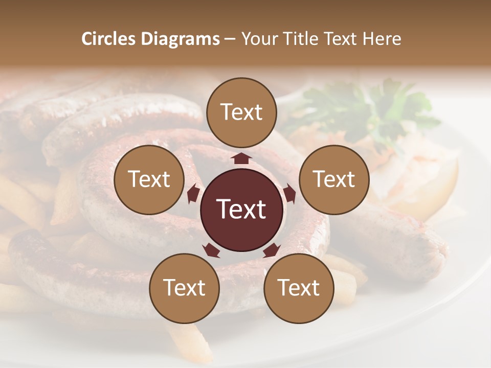 Green White Slice PowerPoint Template