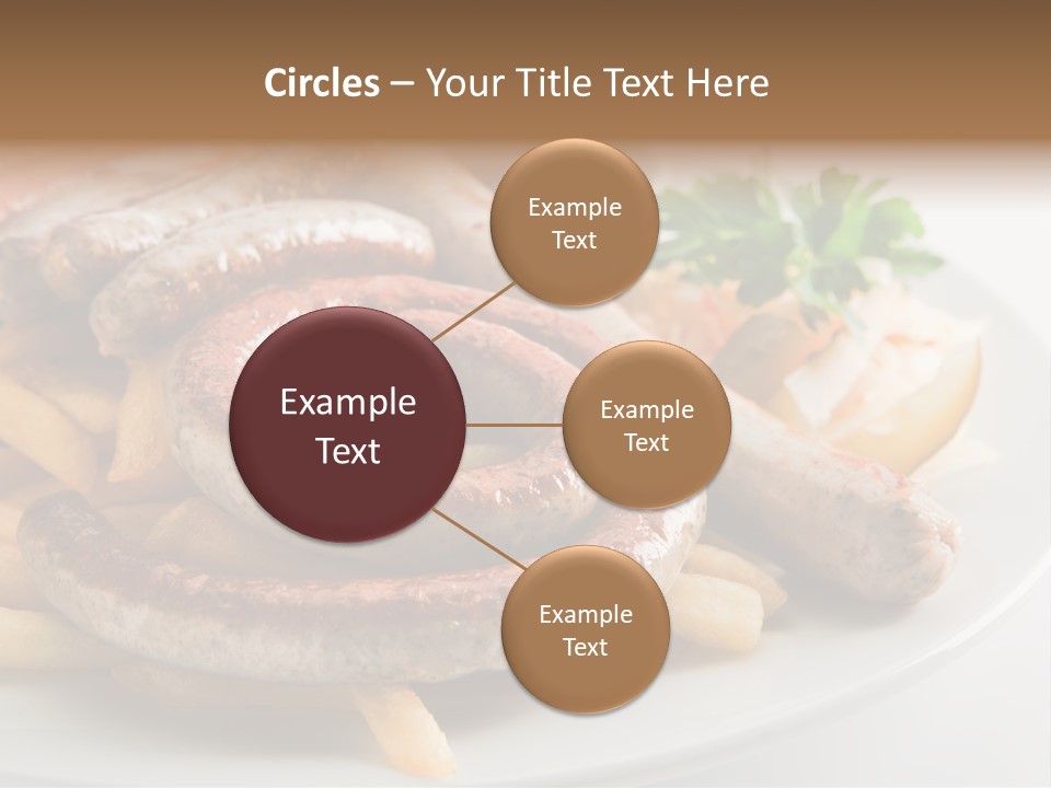 Green White Slice PowerPoint Template