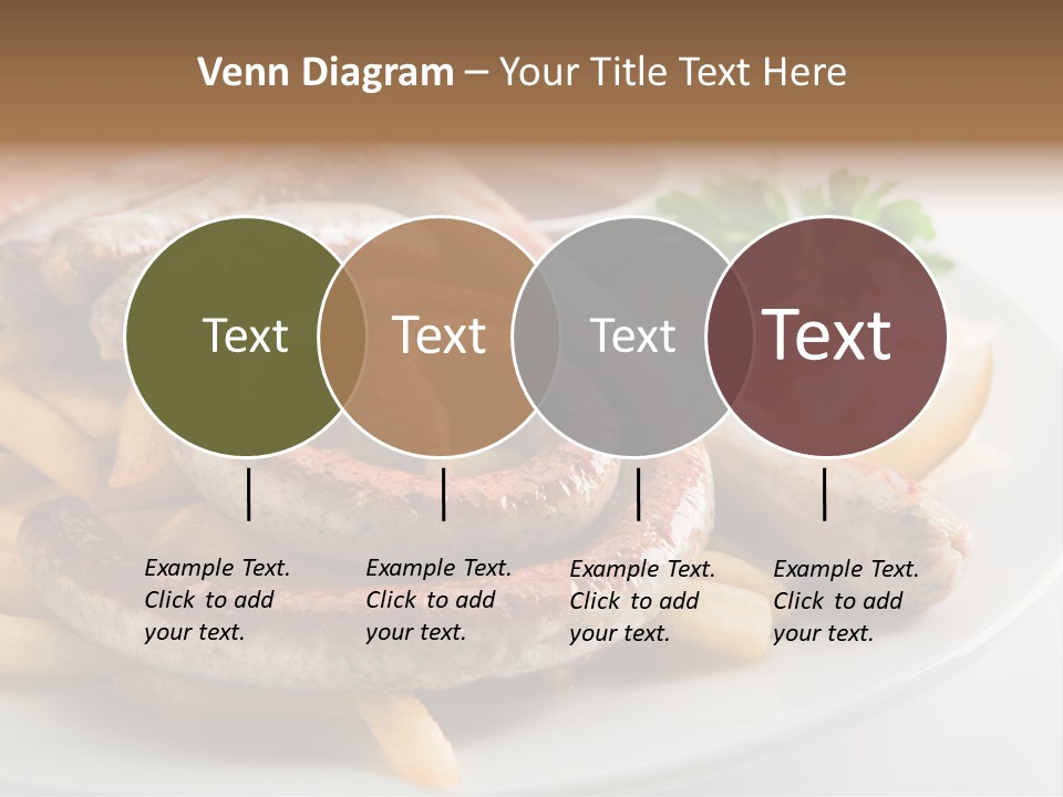 Green White Slice PowerPoint Template