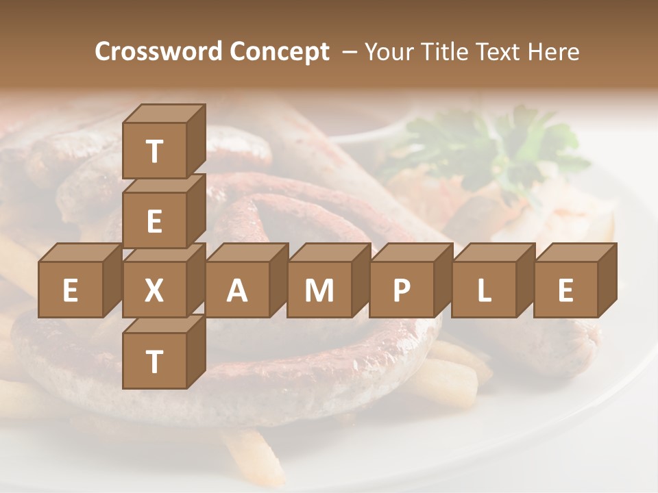 Green White Slice PowerPoint Template