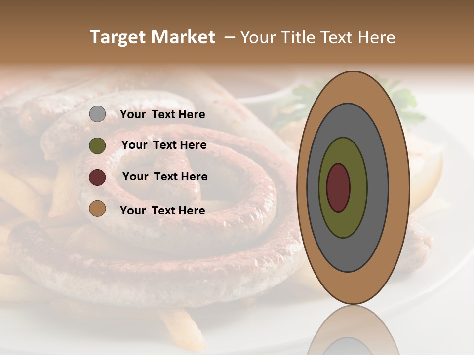 Green White Slice PowerPoint Template