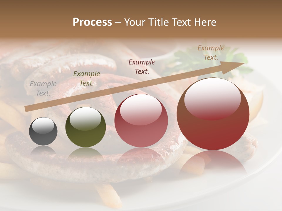 Green White Slice PowerPoint Template