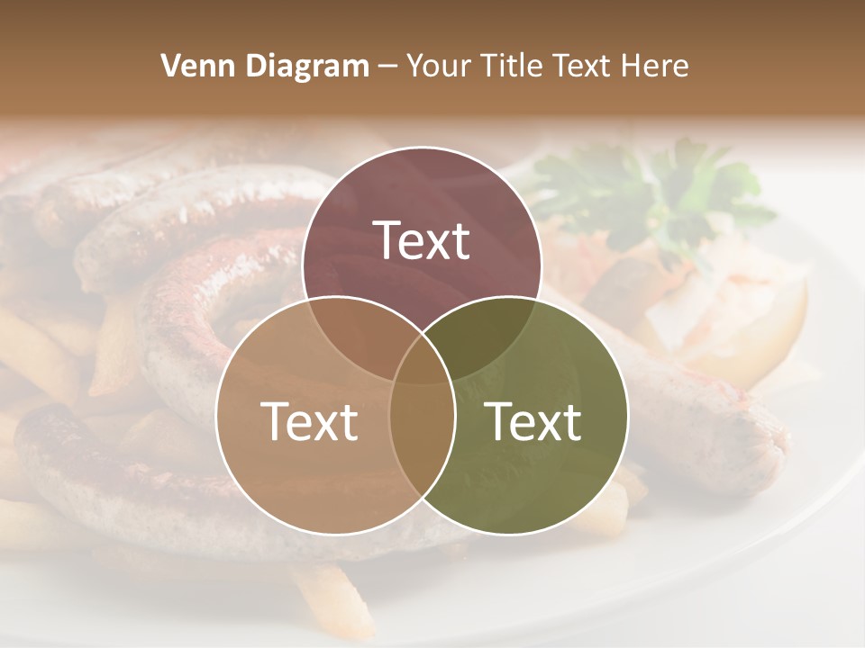 Green White Slice PowerPoint Template