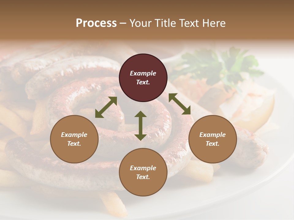 Green White Slice PowerPoint Template