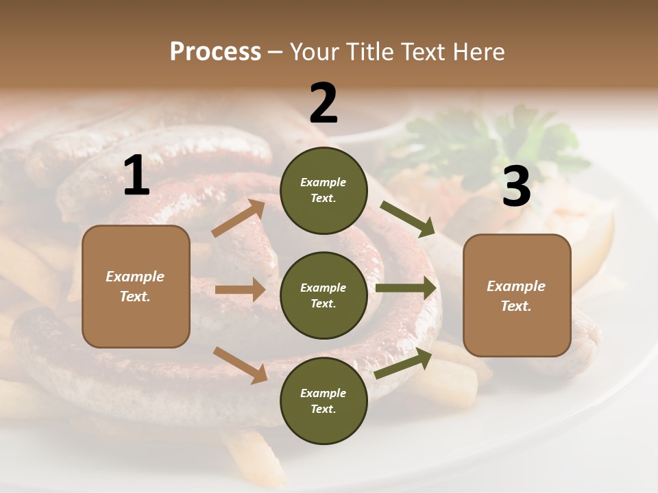 Green White Slice PowerPoint Template