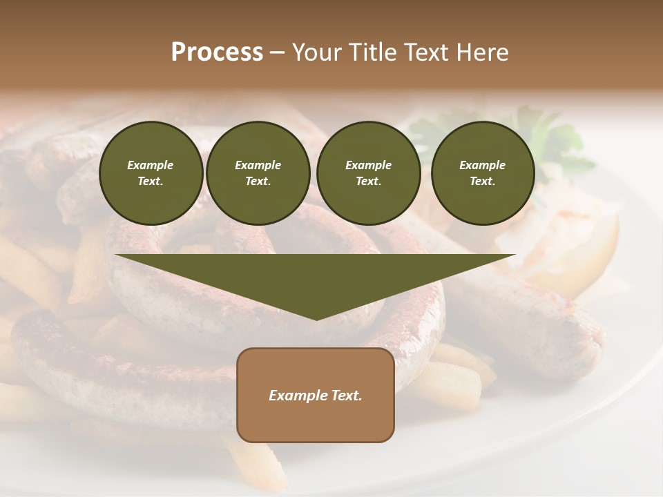 Green White Slice PowerPoint Template