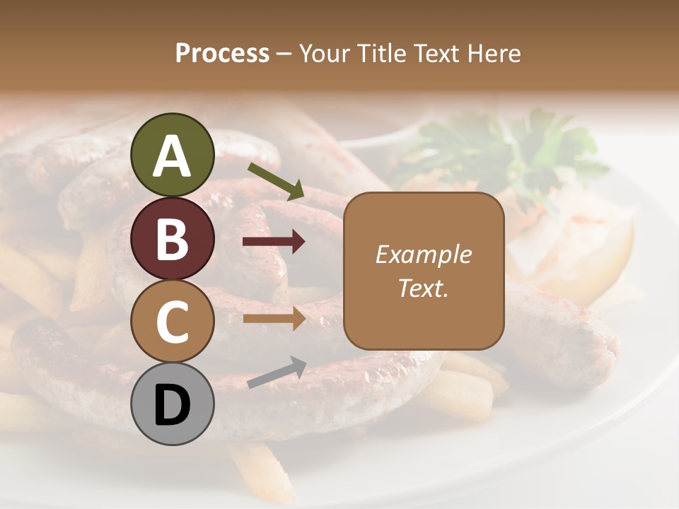 Green White Slice PowerPoint Template