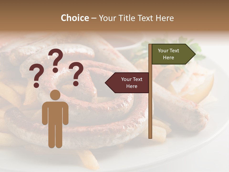 Green White Slice PowerPoint Template