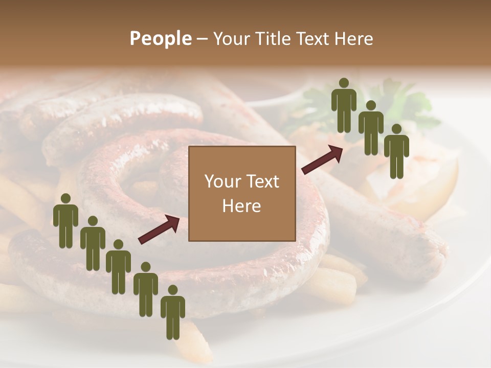 Green White Slice PowerPoint Template