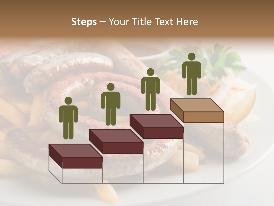 Green White Slice PowerPoint Template