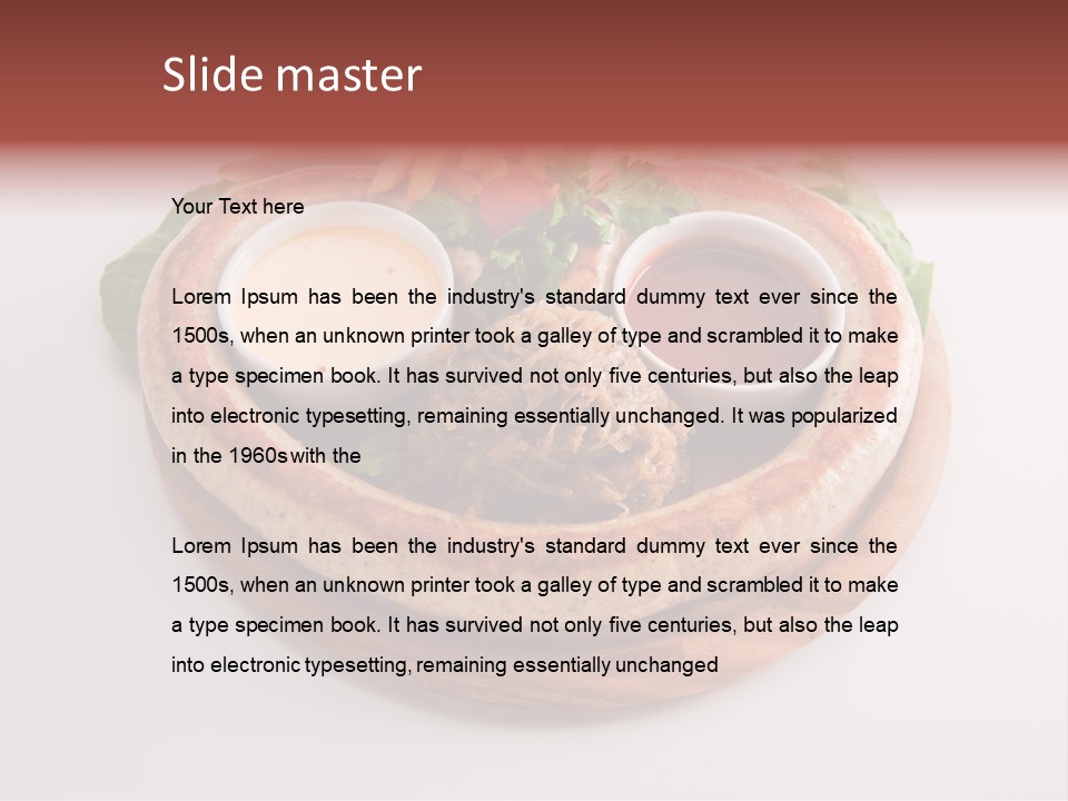 Dish Dog Ketchup PowerPoint Template