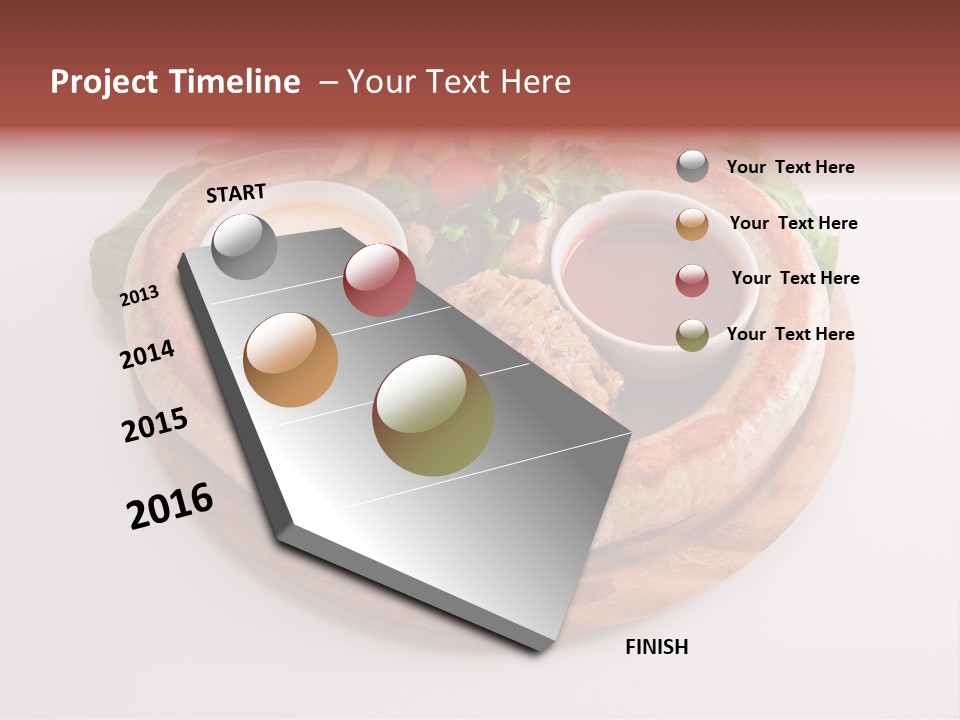 Dish Dog Ketchup PowerPoint Template