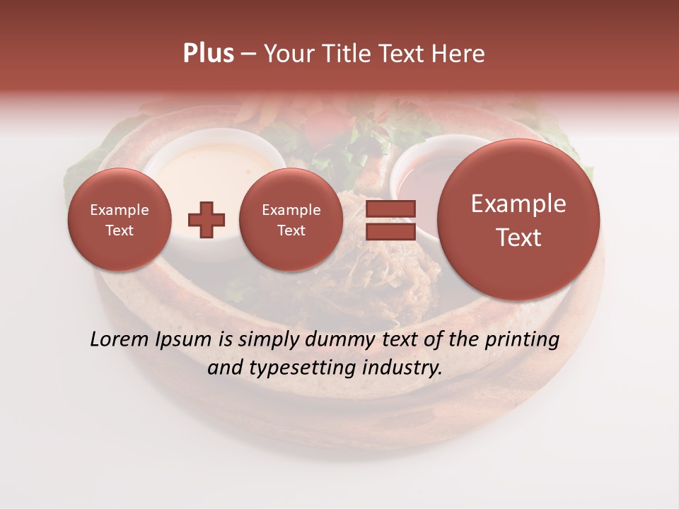 Dish Dog Ketchup PowerPoint Template