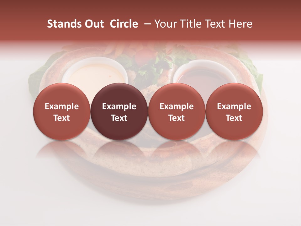 Dish Dog Ketchup PowerPoint Template